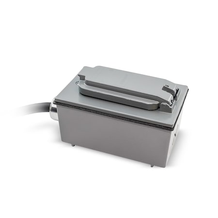 Coxreels Duplex G.F.C.I. Metal Industrial Receptacle - 15 Amps 7205-1